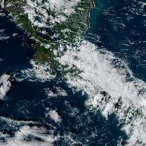 météo tropicale : Image satellite .