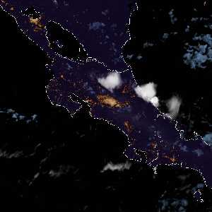météo tropicale : Image satellite .