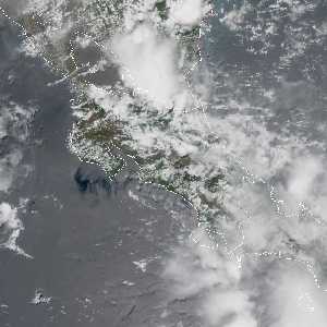 météo tropicale : Image satellite .