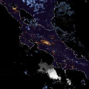 météo tropicale : Image satellite .