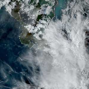 météo tropicale : Image satellite .