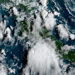 météo tropicale : Image satellite .