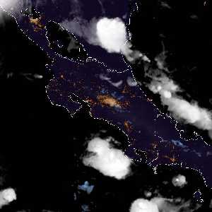 météo tropicale : Image satellite .