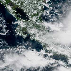 météo tropicale : Image satellite .