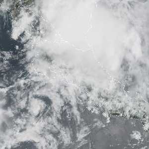 météo tropicale : Image satellite .