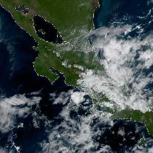 météo tropicale : Image satellite .