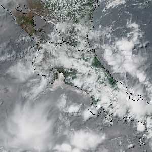 météo tropicale : Image satellite .