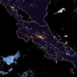météo tropicale : Image satellite .