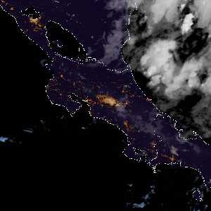 météo tropicale : Image satellite .