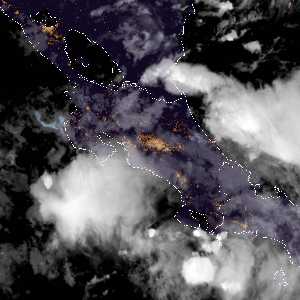 météo tropicale : Image satellite .