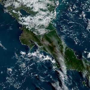 météo tropicale : Image satellite .