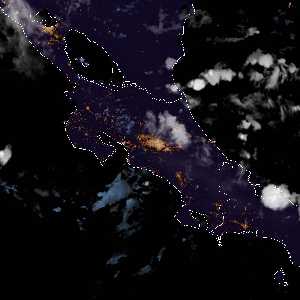 météo tropicale : Image satellite .