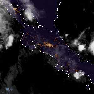 météo tropicale : Image satellite .