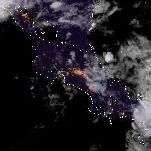 météo tropicale : Image satellite .