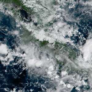 météo tropicale : Image satellite .