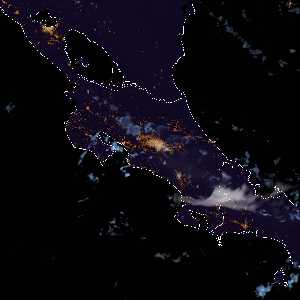 météo tropicale : Image satellite .