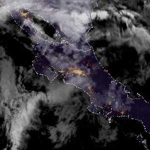 météo tropicale : Image satellite .