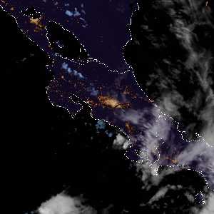 météo tropicale : Image satellite .