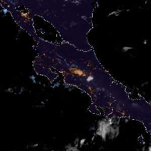 météo tropicale : Image satellite .