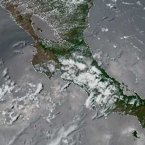 météo tropicale : Image satellite .