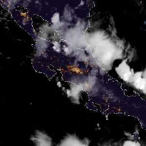 météo tropicale : Image satellite .