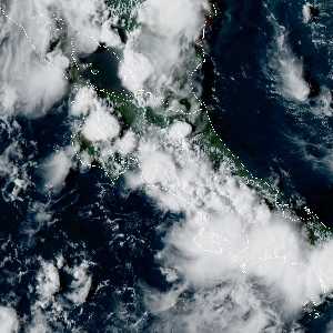 météo tropicale : Image satellite .