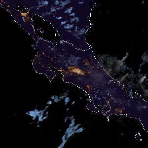 météo tropicale : Image satellite .
