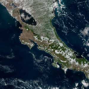 météo tropicale : Image satellite .