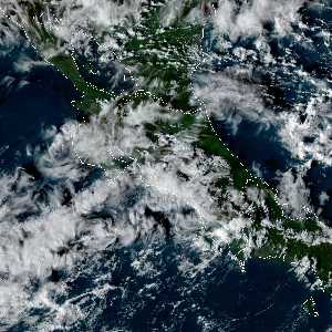 météo tropicale : Image satellite .
