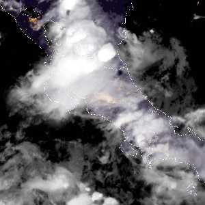 météo tropicale : Image satellite .