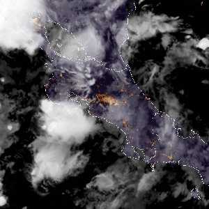 météo tropicale : Image satellite .