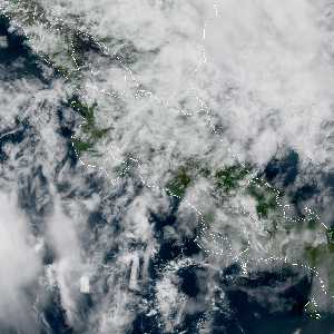 météo tropicale : Image satellite .