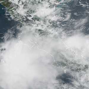 météo tropicale : Image satellite .