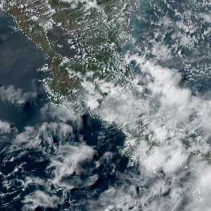 météo tropicale : Image satellite .