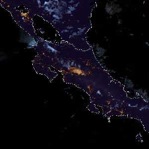 météo tropicale : Image satellite .