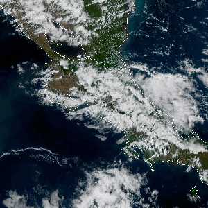 météo tropicale : Image satellite .