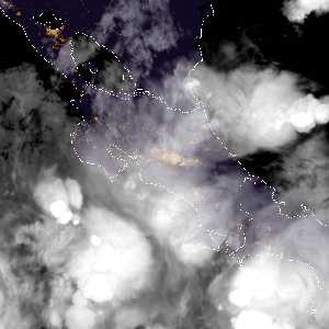 météo tropicale : Image satellite .