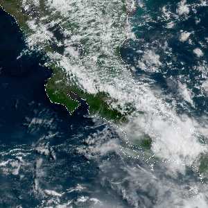 météo tropicale : Image satellite .