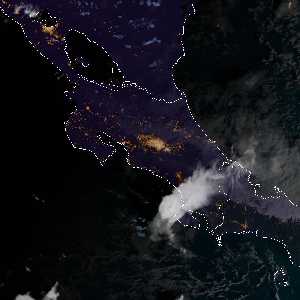 météo tropicale : Image satellite .