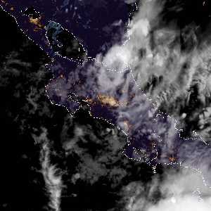 météo tropicale : Image satellite .