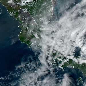 météo tropicale : Image satellite .