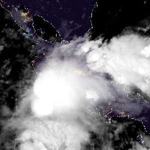 météo tropicale : Image satellite .
