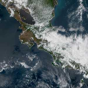 météo tropicale : Image satellite .