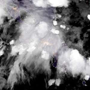 météo tropicale : Image satellite .