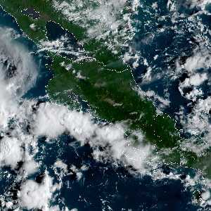 météo tropicale : Image satellite .