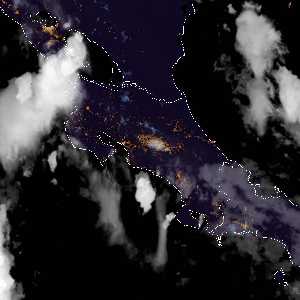 météo tropicale : Image satellite .