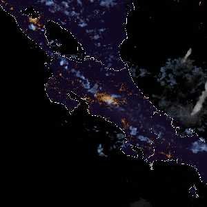 météo tropicale : Image satellite .