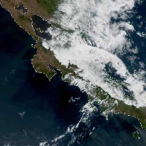 météo tropicale : Image satellite .