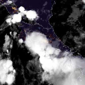 météo tropicale : Image satellite .
