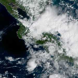 météo tropicale : Image satellite .